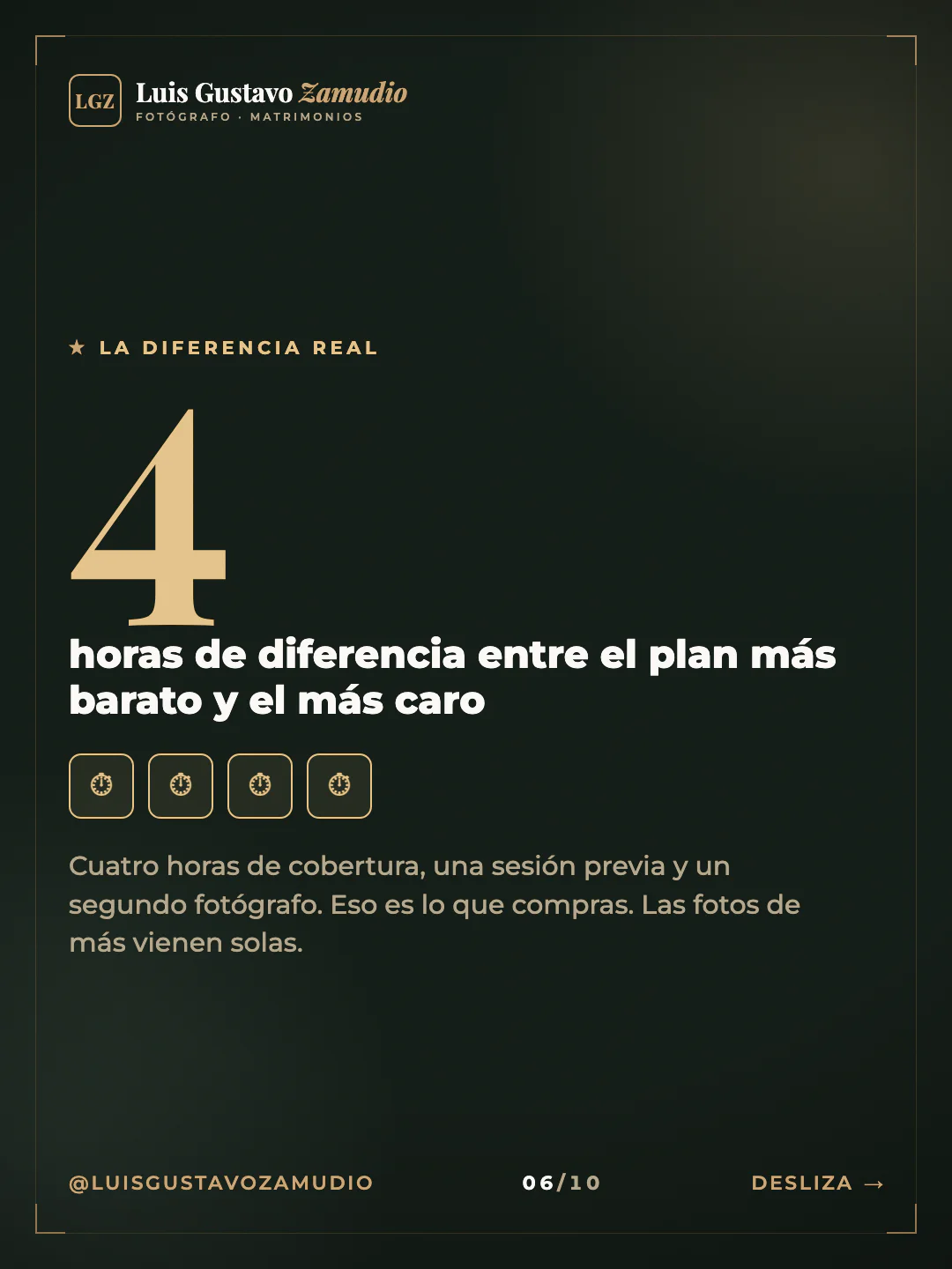 Cifra: "4 horas de diferencia entre el plan más barato y el más caro" Matrimonios en Concepción.