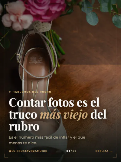 Portada del carrusel «Contar fotos es el truco más viejo»