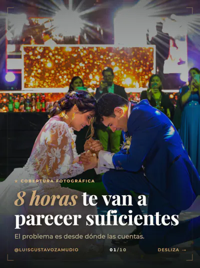 Portada del carrusel «Ocho horas te van a parecer suficientes»