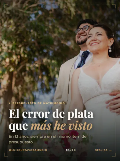 Portada del carrusel «Cuánto se gasta en el fotógrafo»