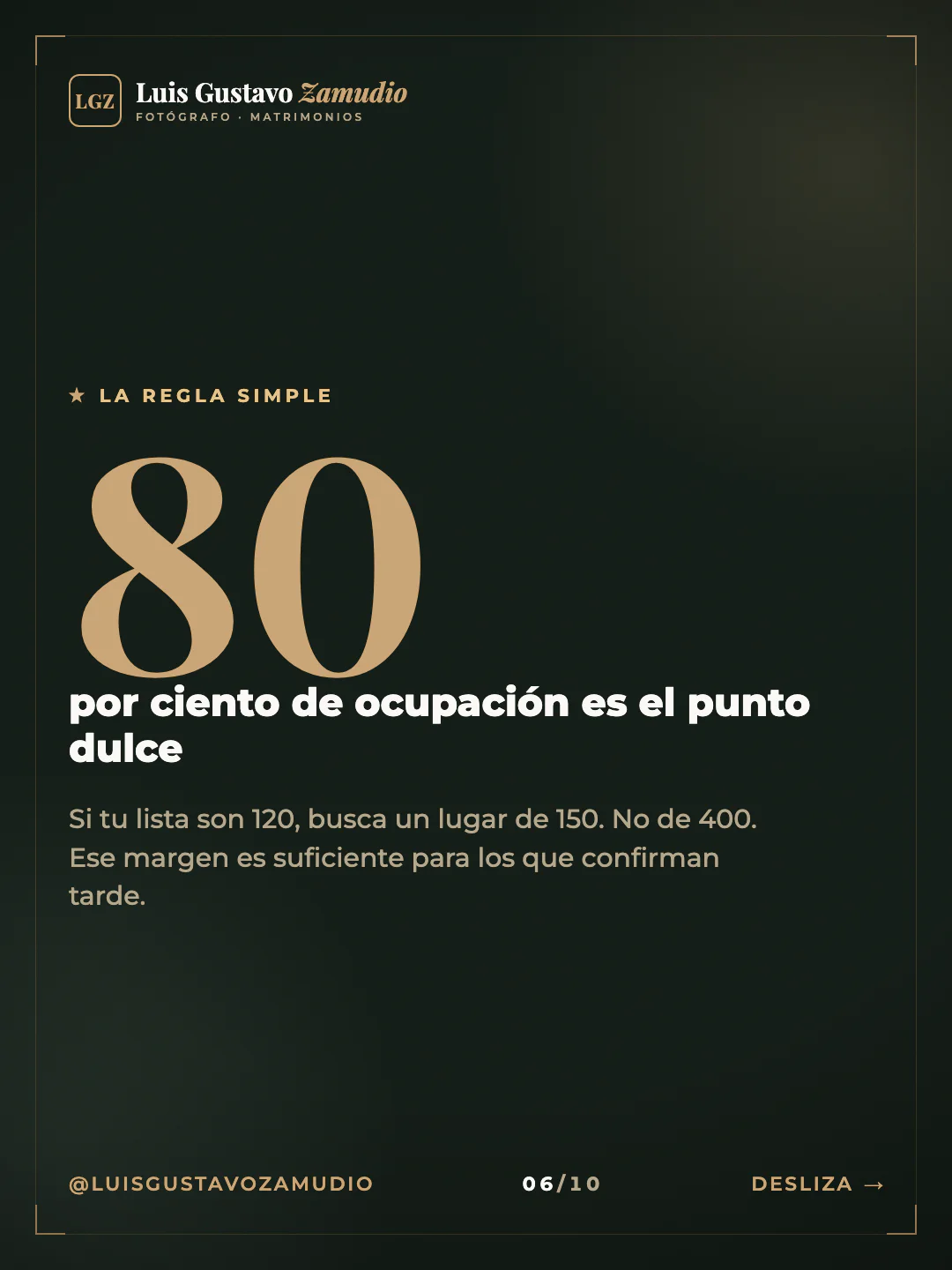 Cifra: "80 por ciento de ocupación es el punto dulce" Matrimonios en Concepción.