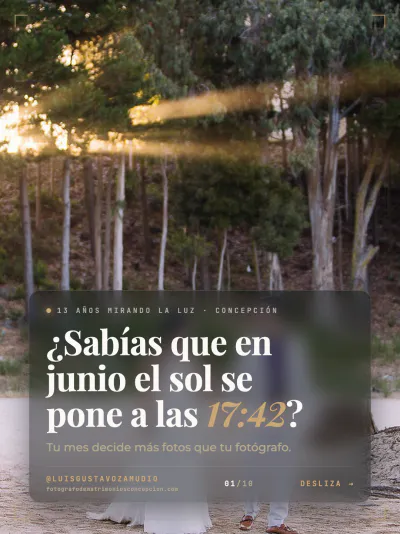Portada del carrusel «En junio el sol se pone a las 17:42»
