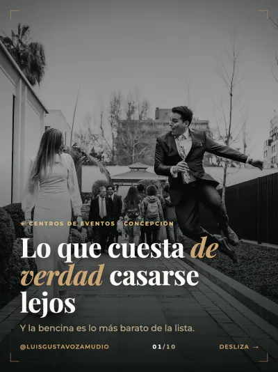 Portada del carrusel «Lo que cuesta de verdad casarse lejos»