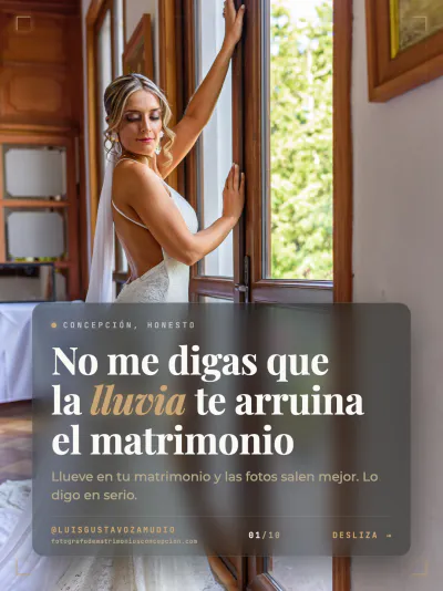 Carrusel: llueve en tu matrimonio y las fotos salen mejor